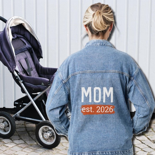 Veste En Jean Nouvelle maman - est.2026 (Créateur téléchargé)