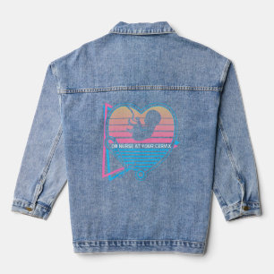 Veste En Jean Obgyn Retro OB Nurse À Votre Cervix