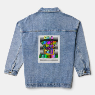 Veste En Jean Obtenez-Le Juste Avant D'Articuler