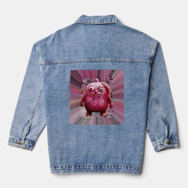 Veste En Jean OddFriends - Poster de création Whimsical Rose (Verso)