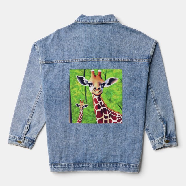 Veste En Jean œil de girafe (Verso)