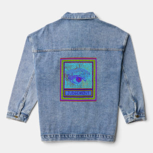 Veste En Jean Œil de jugement de tarot