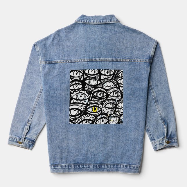 Veste En Jean œil solitaire (Verso)