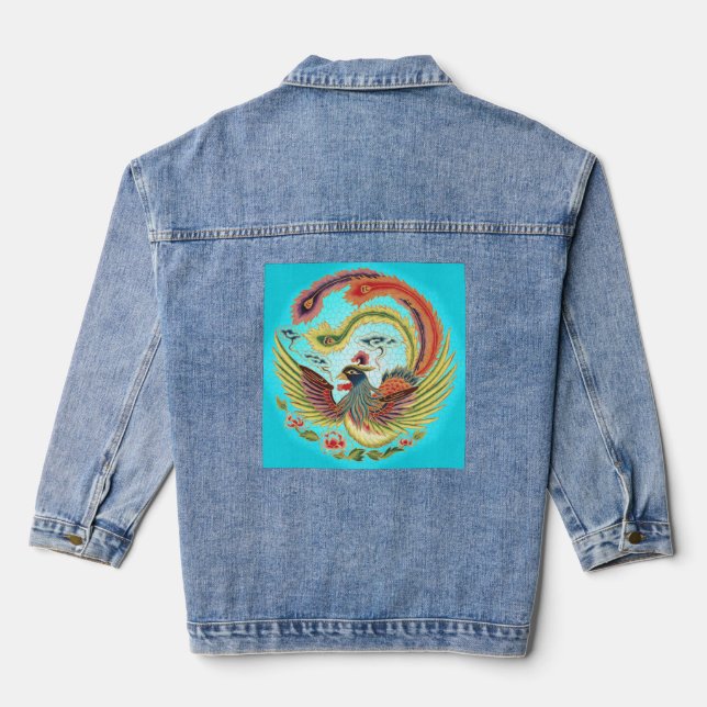 Veste En Jean Oiseau de Paradis (Verso)