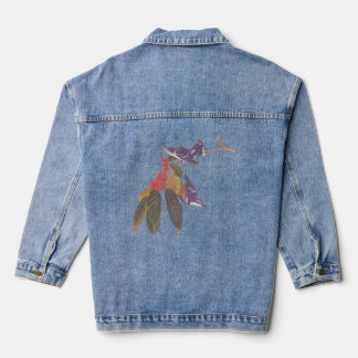 Veste En Jean Oiseaux de Paruline bleu-vert d'Audubon