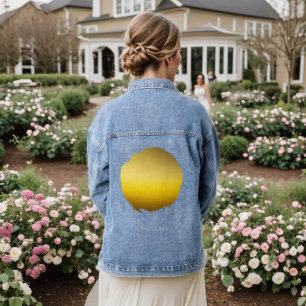 Veste En Jean Ombre dorée