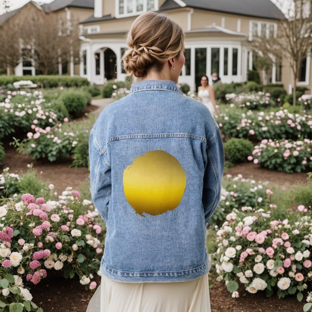 Veste En Jean Ombre dorée (Mariage Retour)