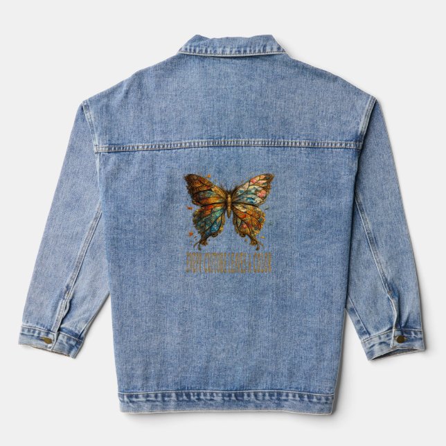 Veste En Jean Ondes culturelles (Verso)