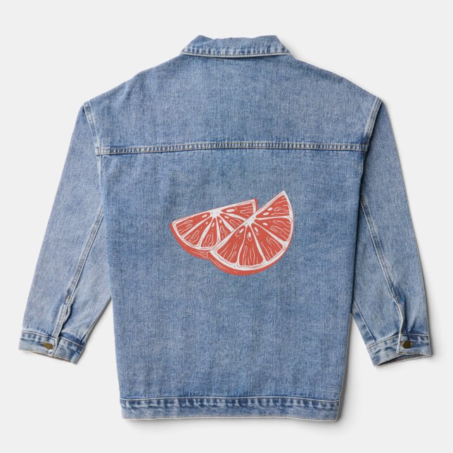 Veste En Jean Orange (Verso)