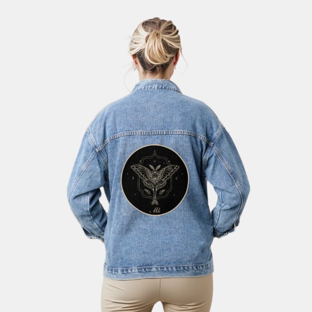Veste En Jean Oreiller à lancer personnalisé céleste (Modèle)
