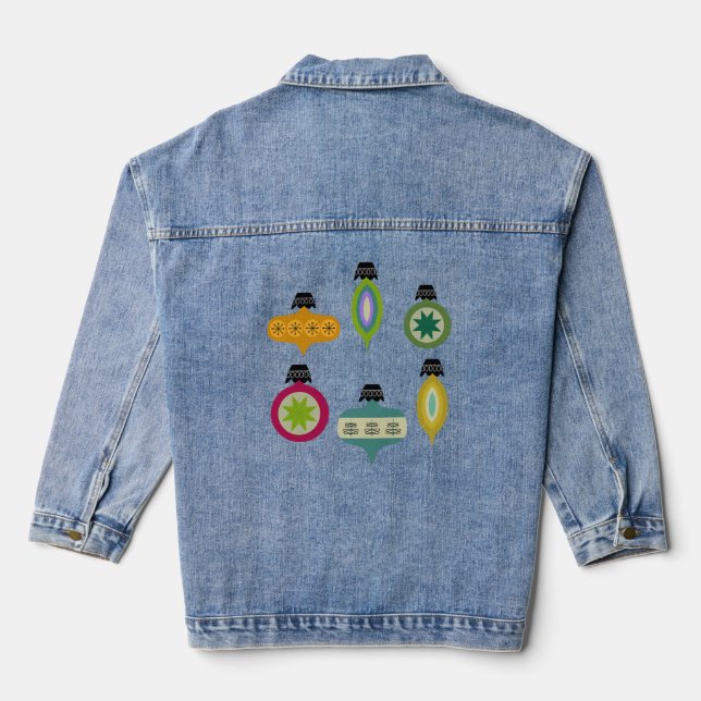Veste En Jean Ornements atomiques (Verso)