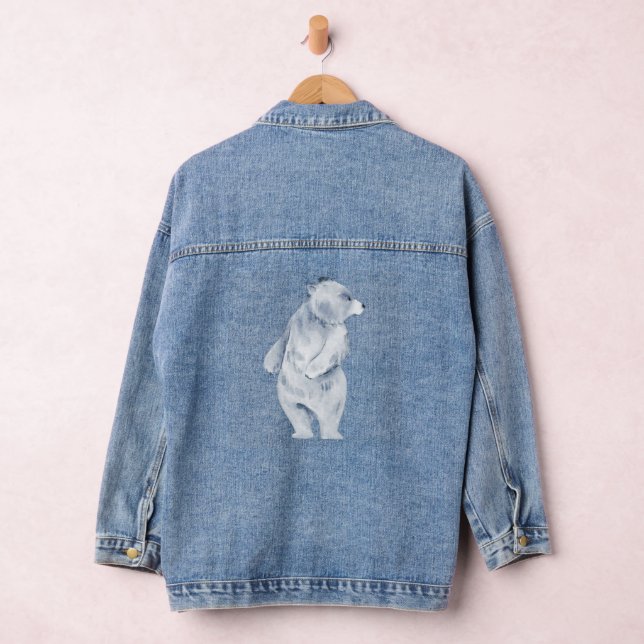 Veste En Jean Ours polaire (Hangar)