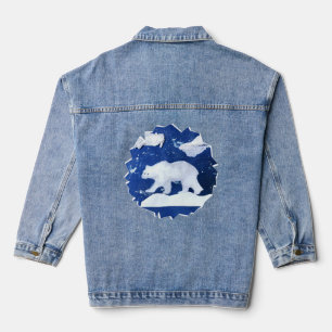 Veste En Jean Ours polaire "Art by Kids"
