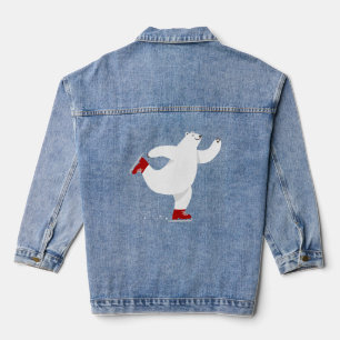 Veste En Jean Ours polaire sur glace