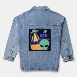 Veste En Jean ovni, croyant extraterrestre
