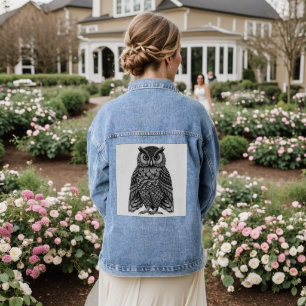 Veste En Jean OWL ART Denim Jean Jacket