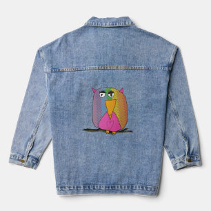 Veste En Jean Owl Bird "Art by Kids"