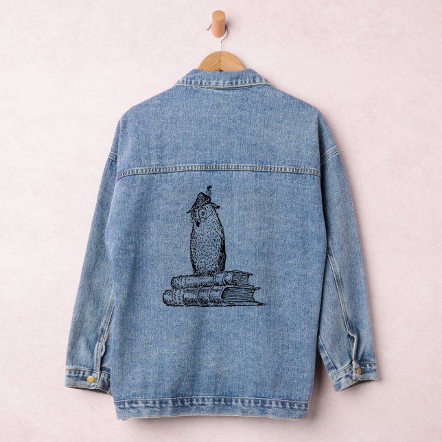 Veste En Jean Owl Books Knowledge  (Hangar)