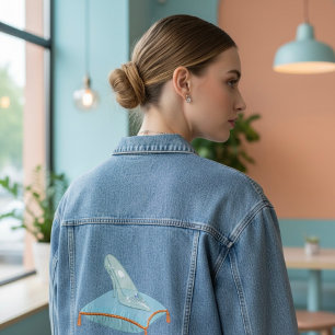 Veste En Jean Pantoufle de verre