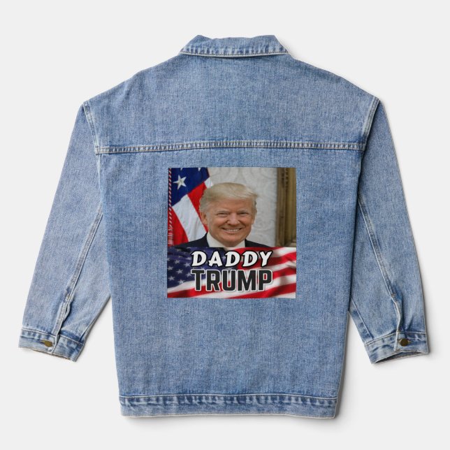 Veste En Jean Papa Trump (Verso)