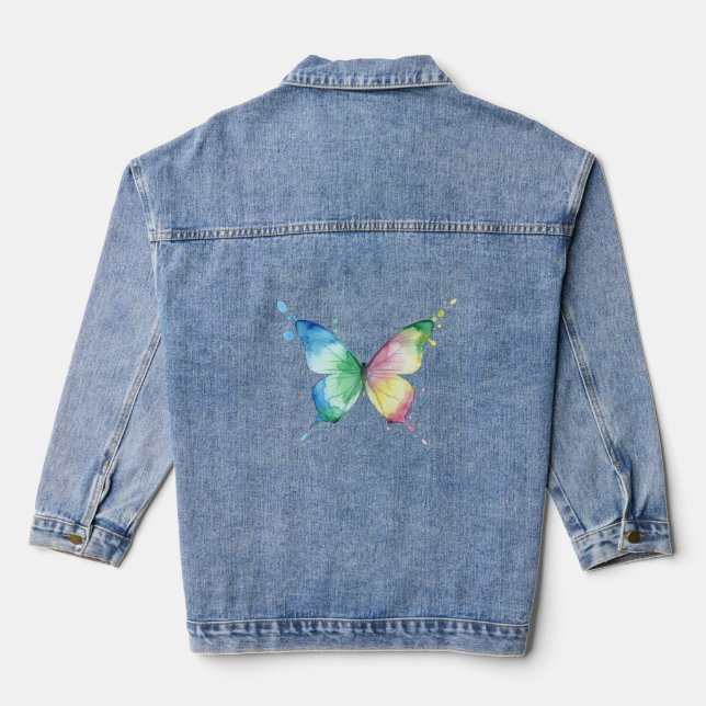 Veste En Jean Papillon (Verso)