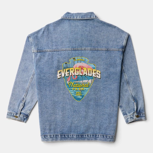 Veste En Jean Parc national des Everglades (Verso)