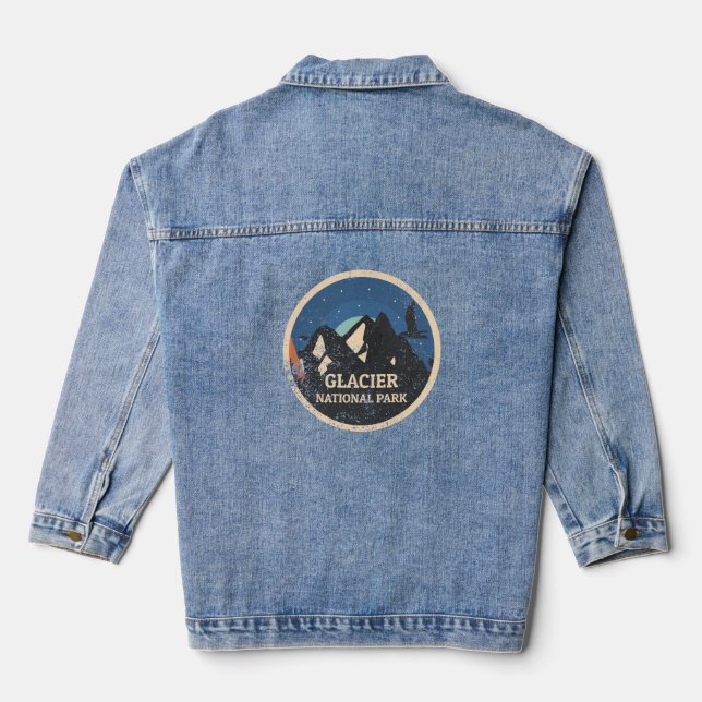 Veste En Jean Parc national du Glacier (Verso)