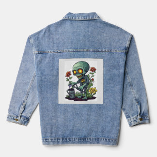 Veste En Jean Parent de plante zombie