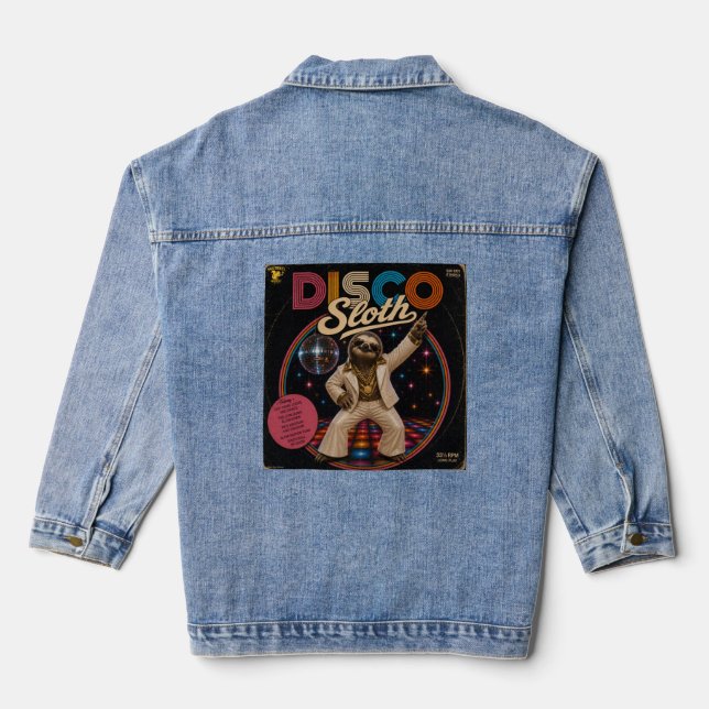 Veste En Jean Paresseux Disco (Verso)