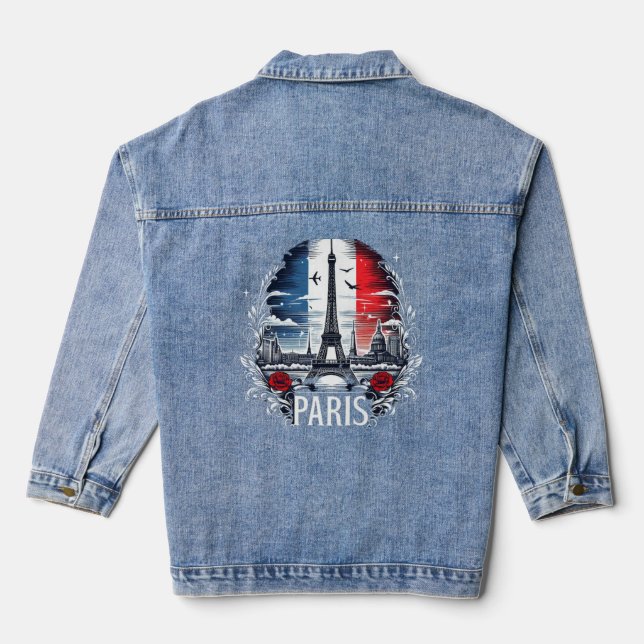 Veste En Jean paris (Verso)