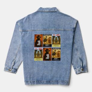 Veste En Jean Parodie d'affiche de film western