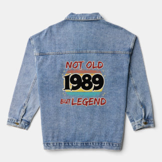 Veste En Jean Pas vieux mais légende 1989