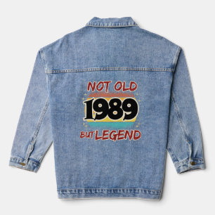 Veste En Jean Pas vieux mais légende 1989