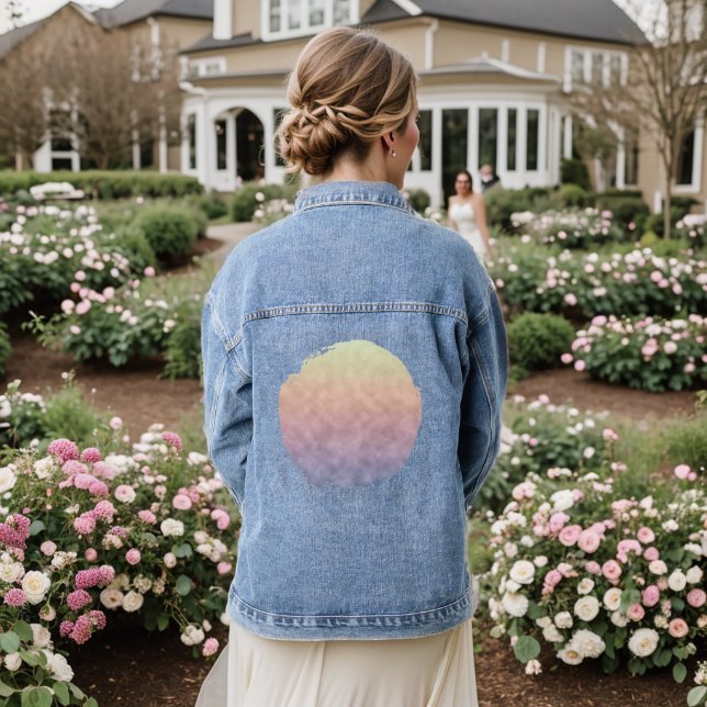 Veste En Jean Pastels Chuchotés (Mariage Retour)