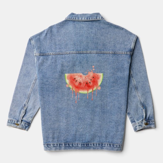 Veste En Jean Pastèque (Verso)