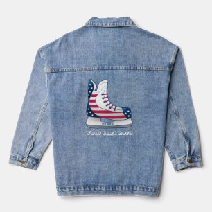 Veste En Jean Patin à hockey USA
