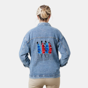Veste En Jean Patrimoine Dynamique : Massai Morans'Bold Bleu & R