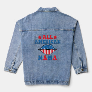 Veste En Jean Patriotic Pup & Fier Chien Maman : 4 juillet Chien