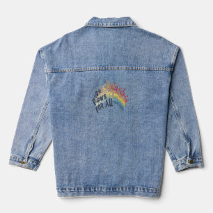 Veste En Jean Pattes pour tous - Unité de l'empreinte de patte a