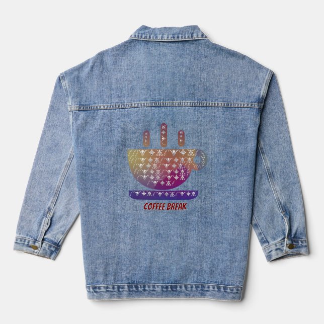 Veste En Jean Pause café (Verso)