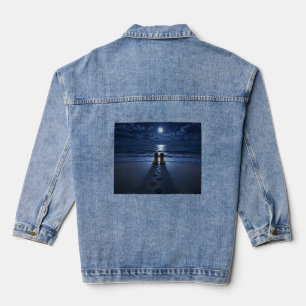 Veste En Jean Paws to Boots Clair de Lune