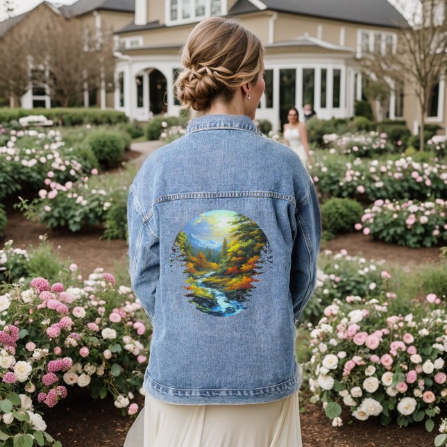 Veste En Jean Paysage naturel (Mariage Retour)