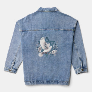 Veste En Jean Peace Dove et Star de David