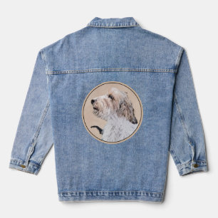 Veste En Jean Peinture de Petit Basset Griffon Vendéen - Art Can