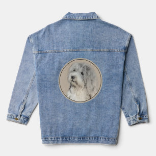 Veste En Jean Peinture Havanaise (Gold Sable) - Art Chien origin