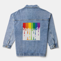 Peinture Liquide qui Dégouline Arc-en-Ciel Art Abs