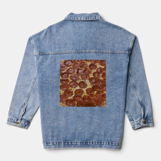 Veste En Jean Pepperoni Pizza (Verso)