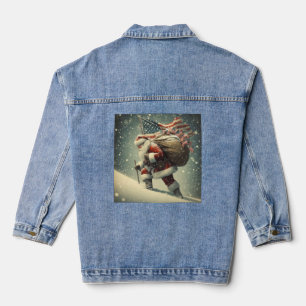 Veste En Jean Père Noël le patriote