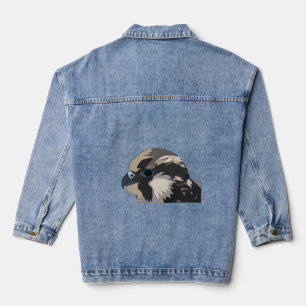 Veste En Jean Peregrine Falcon Oiseau Art