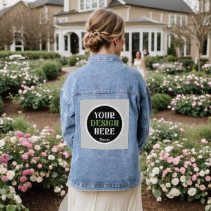 Veste En Jean personnalisé, unique, élégant & minimaliste kiss h